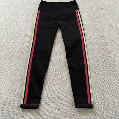 Fabletics High Waisted Seamless Stripe Black Leggings - Small Short - NWT -  $26 New With Tags - From Nicole