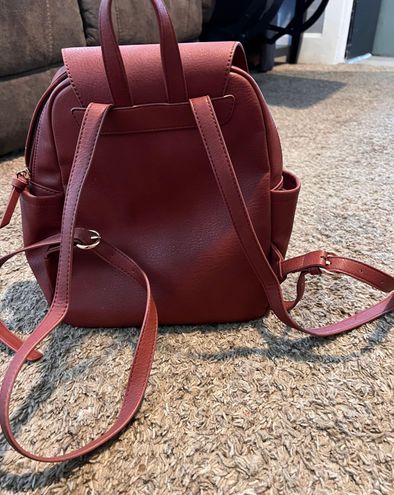 LC Lauren Conrad Lauren Conrad Leather Backpack Red - $42 (40% Off Retail)  - From Taylor