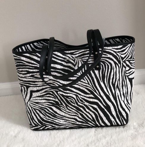 Michael Kors Large Zebra Open Tote Bag Black - $170 New With Tags - From  Daisys