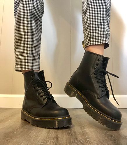 Dr. Martens 1460 BEX SMOOTH LEATHER PLATFORM BOOTS Black Size 8 - $165 (17%  Off Retail) - From Amara