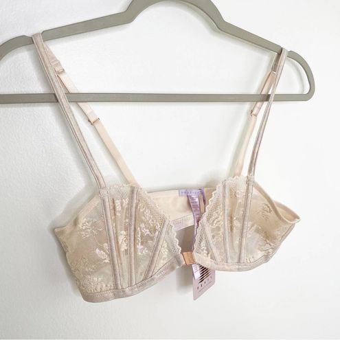 Savage X Fenty Caged Lace Unlined Balconette Bra