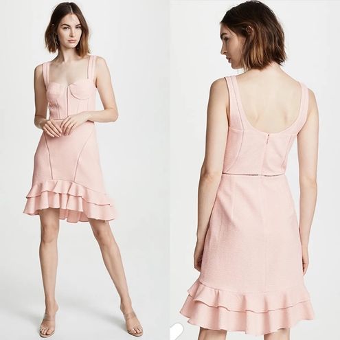Jonathan simkhai seersucker cheap bustier mini dress