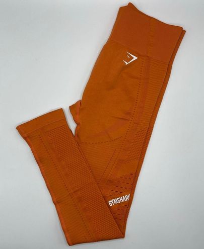 Gymshark Flawless Knit Legging Burnt orange Size XS - $27 (50% Off Retail)  - From naarin