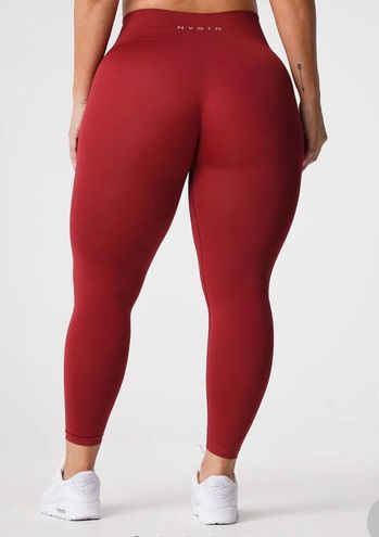 NVGTN Solid Seamless Leggings Red Size M - $30 (37% Off Retail
