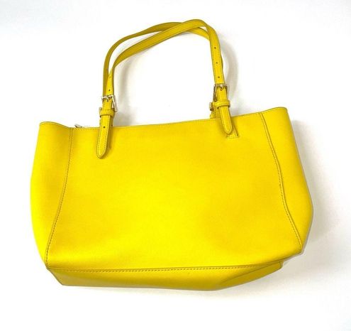 Tory Burch Sunny Yellow Saffiano Leather York Tote - $176 - From Allyson