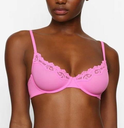 FITS EVERYBODY LACE UNLINED SCOOP BRA