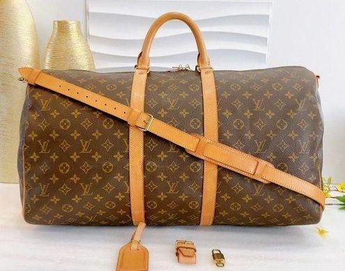 Vachetta Leather Strap for Louis Vuitton Keepall - Honey Patina