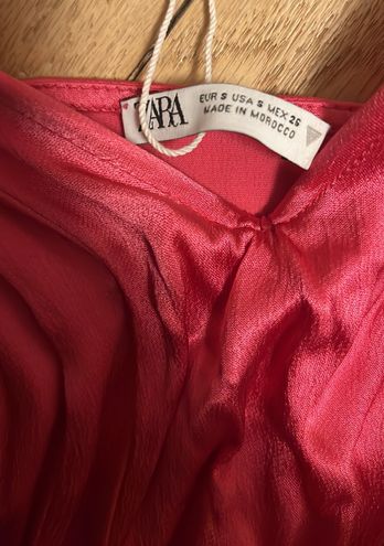 ZARA NWT Satin Corset Top Pink - $23 (23% Off Retail) New With Tags - From  Sofya