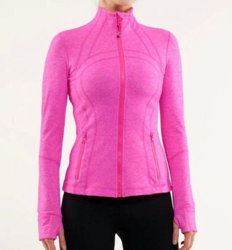 Lululemon Define Hot Pink Zip-Up Jacket Size 8 - $34 (69% Off Retail) -  From Rach