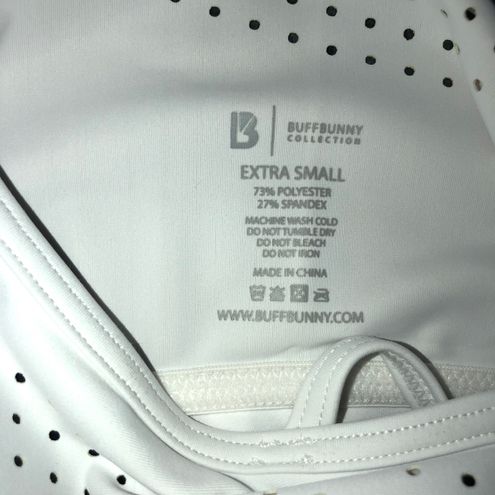 Buffbunny New Xs One Shoulder Sport Bra White - $45 New With Tags