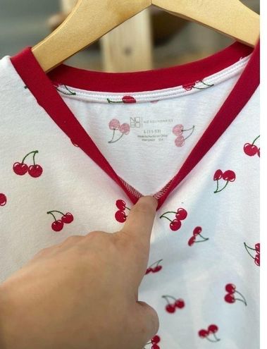 No Boundaries Cherry crop top shirt​​​​​​ Size M - $7 - From Montana