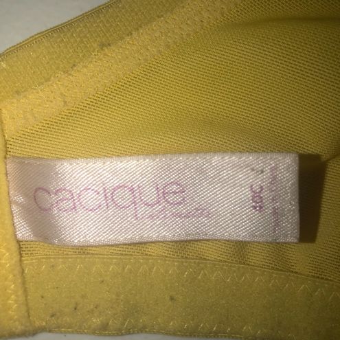 Cacique yellow pink underwired bra size:40C Size undefined - $16