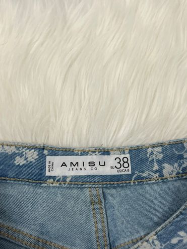rabat Antagonisme Rytmisk Amisu Floral Jeans Blue Size 8 - $15 - From Marisela