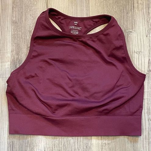 knix Maroon Seamless Racerback Sports Bra - XXL - $25 - From Erica