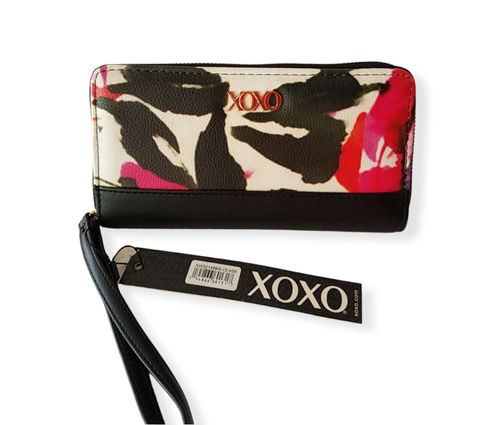 XOXO Women's Floral Print Wristlet