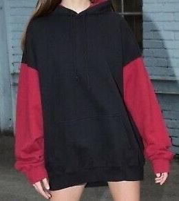 Brandy Melville Red And Black Christy Hoodie - $65 - From Dana