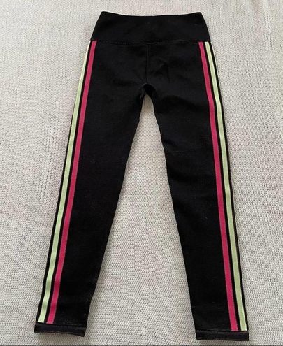 Fabletics High Waisted Seamless Stripe Black Leggings - Small Short - NWT -  $26 New With Tags - From Nicole