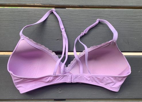 Aerie Real Happy Wireless Bra Purple Size 34 C - $18 - From suzy