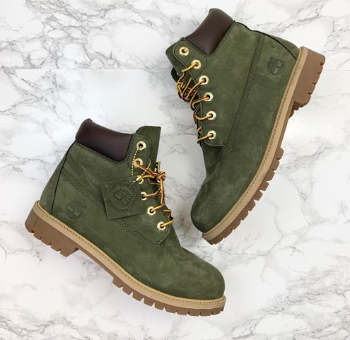 gracht steno Wijzer Timberland Waterproof Olive Green Suede Boots Size 8 - $90 (55% Off Retail)  - From Jessie