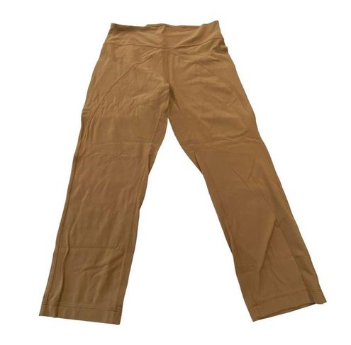 Lululemon Get Centered crop Leggings Saddle Brown Size 10 21 Inch Inseam -  $35 - From Elizabeth