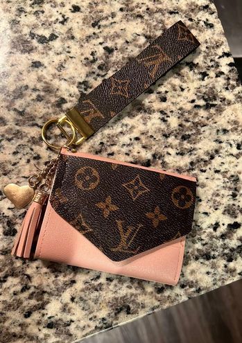 Upcycled Designer Wallet & Keychain Gold - $45 New With Tags