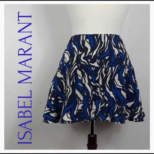 Flirtatious Blue Ruffle Skirt