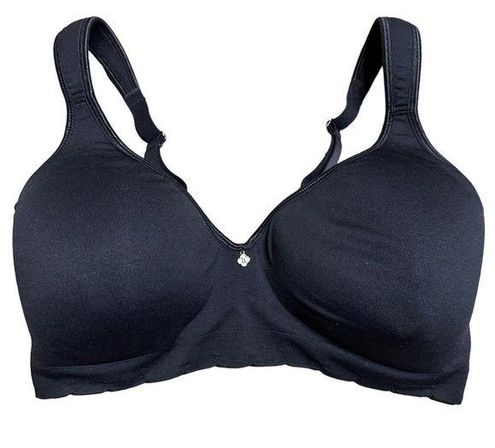 Breezies Diamond Seamless Wire Free Black Bra - Size 38D - $20 - From  Chrissy