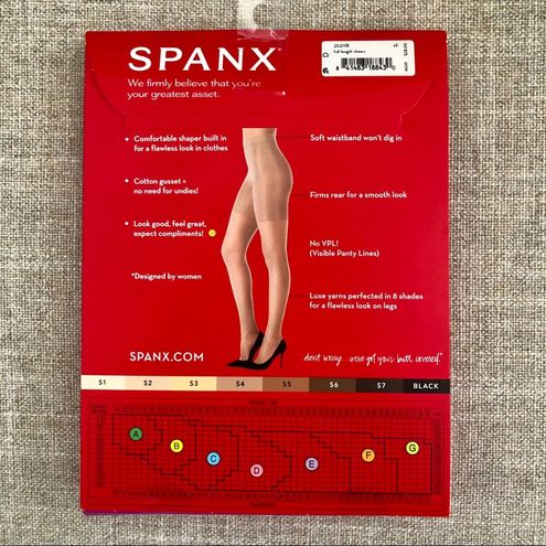 Spanx Firm Believer Sheers Size D Shade S3 New Tan - $32 New With Tags -  From Jodi