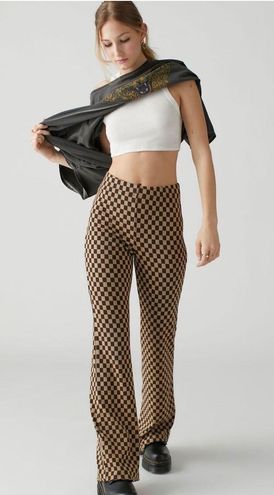 Urban Outfitters Uo Bryn Pull On Flare Pant in Brown