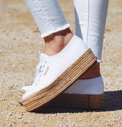 Allergisch Zware vrachtwagen maagpijn Superga 2730 Cotropew White Sneakers Size 8.5 - $28 (67% Off Retail) - From  Maegan