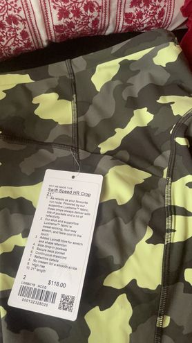 Lululemon Swift Speed HR Crop 21 Camo Camouflage Legging Size 2 High Rise  Multiple - $65 New With Tags - From daisy