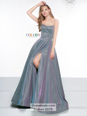 prom dress holographic