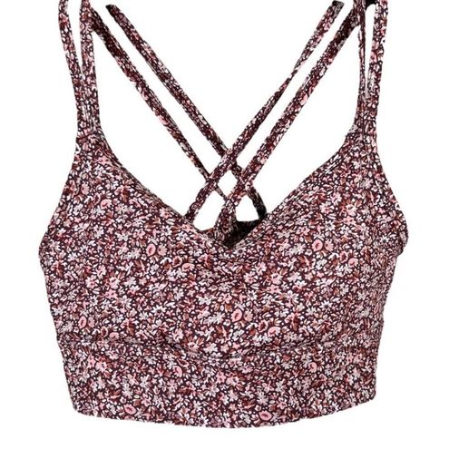 MWL Flex Strappy Sports Bra in Cottage Garden