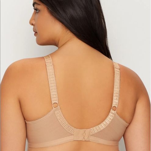 Elomi Cate Side Support Underwire Mesh Embroidered Satin Basic Hazel Bra 40J  Size undefined - $49 - From Laura