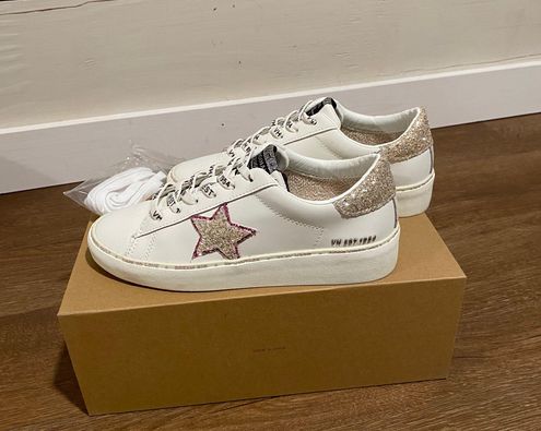 Vintage Havana Sparkle Sneakers White Size 6 - $80 (38% Off Retail