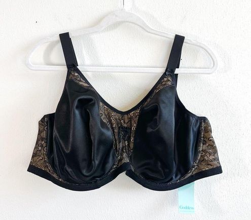 Goddess Bra Yvette Banded Underwire Back Smoothing Bra in Black Sz 48DDD  NWT - $40 New With Tags - From Liz