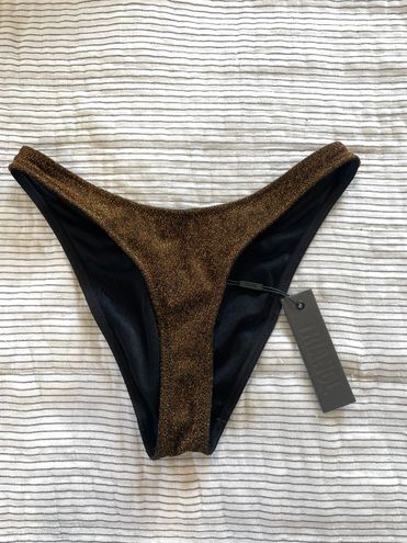 Triangl Honey Sparkle Bikini Brown Size L - $80 (33% Off Retail