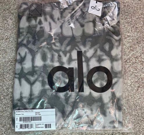 Alo Yoga Canvas Tie-Dye Shopper Tote w/ Tags - Grey Totes, Bags