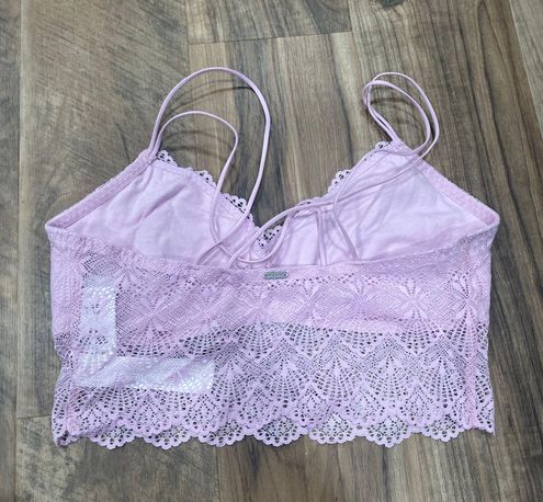 Hollister Lace Bralette Purple Size L - $13 (35% Off Retail) New With Tags  - From Alycia