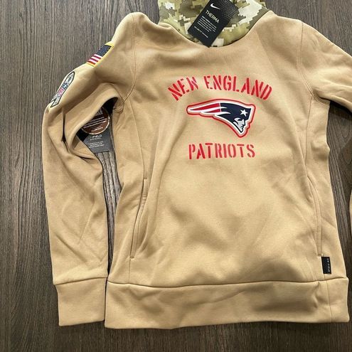 Nike NWT Women's Khaki New England Patriots 2019 Salute to Service Hoodie  Size XS - $52 New With Tags - From Ashley