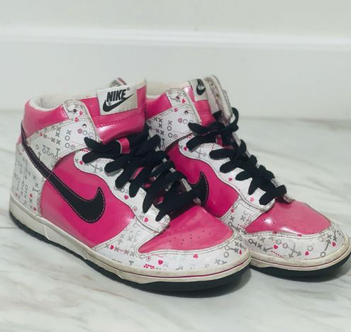 Nike Dunk High “Valentine's Day” 2008 Size 5.5Y Pink - $125 (28