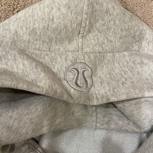 Lululemon half zip scuba with hood in grey Size undefined - $58