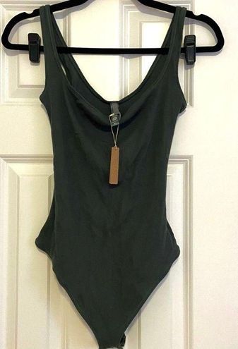 SKIMS NWT Cotton Rib Bodysuit in Deep Sea Green Size M - $50 (23% Off  Retail) New With Tags - From CJ