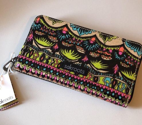 radiant one world wallet by sakroots