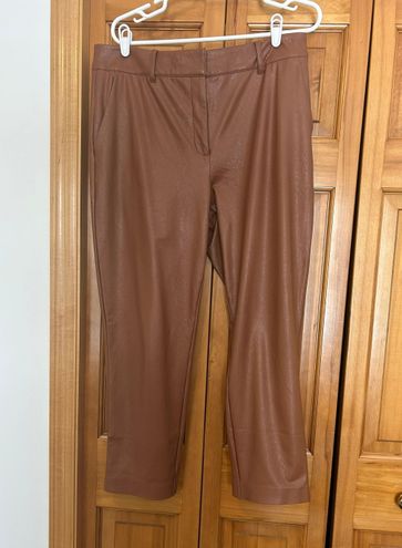 Commando Faux Leather Trouser pant Brown Size L - $20 - From Wendy