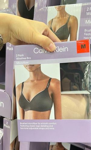 Calvin Klein, Intimates & Sleepwear, Calvin Klein 2 Pack Wirefree  Microfiber Bras New Brushed Microfiber For Comfort