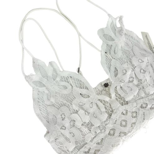 Free People FP One Adela Longline Bralette White XS - $25 - From Shelley