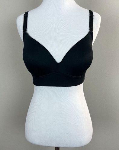 Warner's Bra 36B Black Longline Wire Free Blissful Benefits Convertible