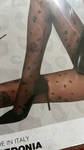 Calzedonia Wild Print Fashion Tights. S/M Black - $15 (25% Off Retail) New  With Tags - From Jayoung