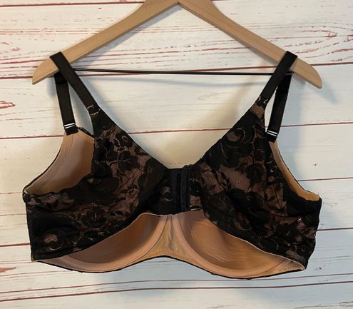 Torrid Lightly Lined Full Coverage Lace Balconette Bra Black Tan 44DDD 44F  Size 44 F / DDD - $16 (70% Off Retail) - From Laura